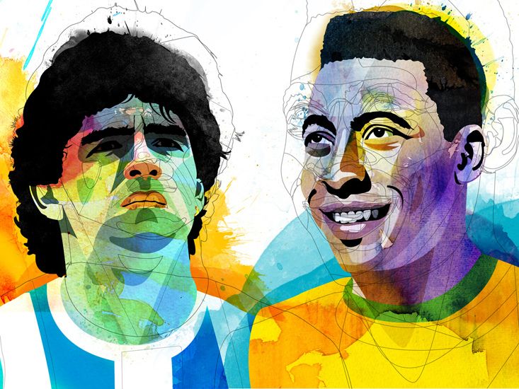 Maradona-Pele