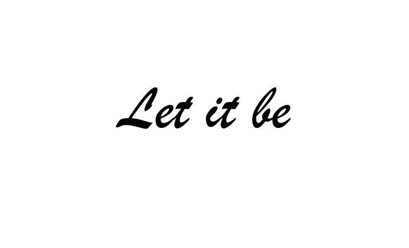 Let-it-be