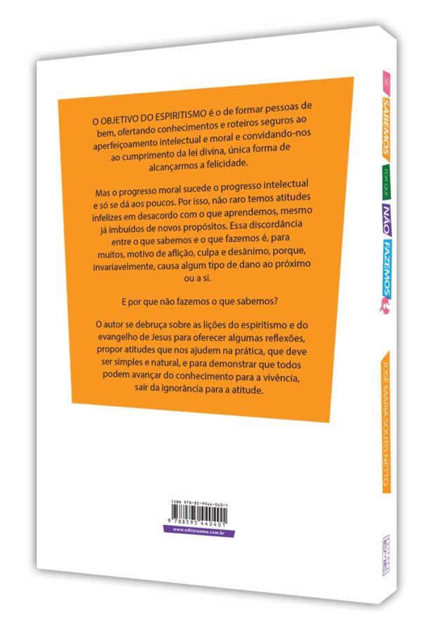 E-BOOK - Se sabemos, por que não fazemos?