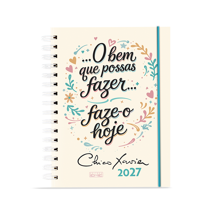 Agenda Chico Xavier 2027 - Wire-o capa dura - Imagem 2
