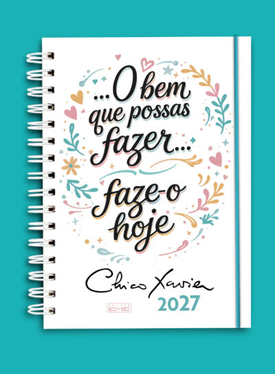 Agenda Chico Xavier 2027 Wire-o capa dura
