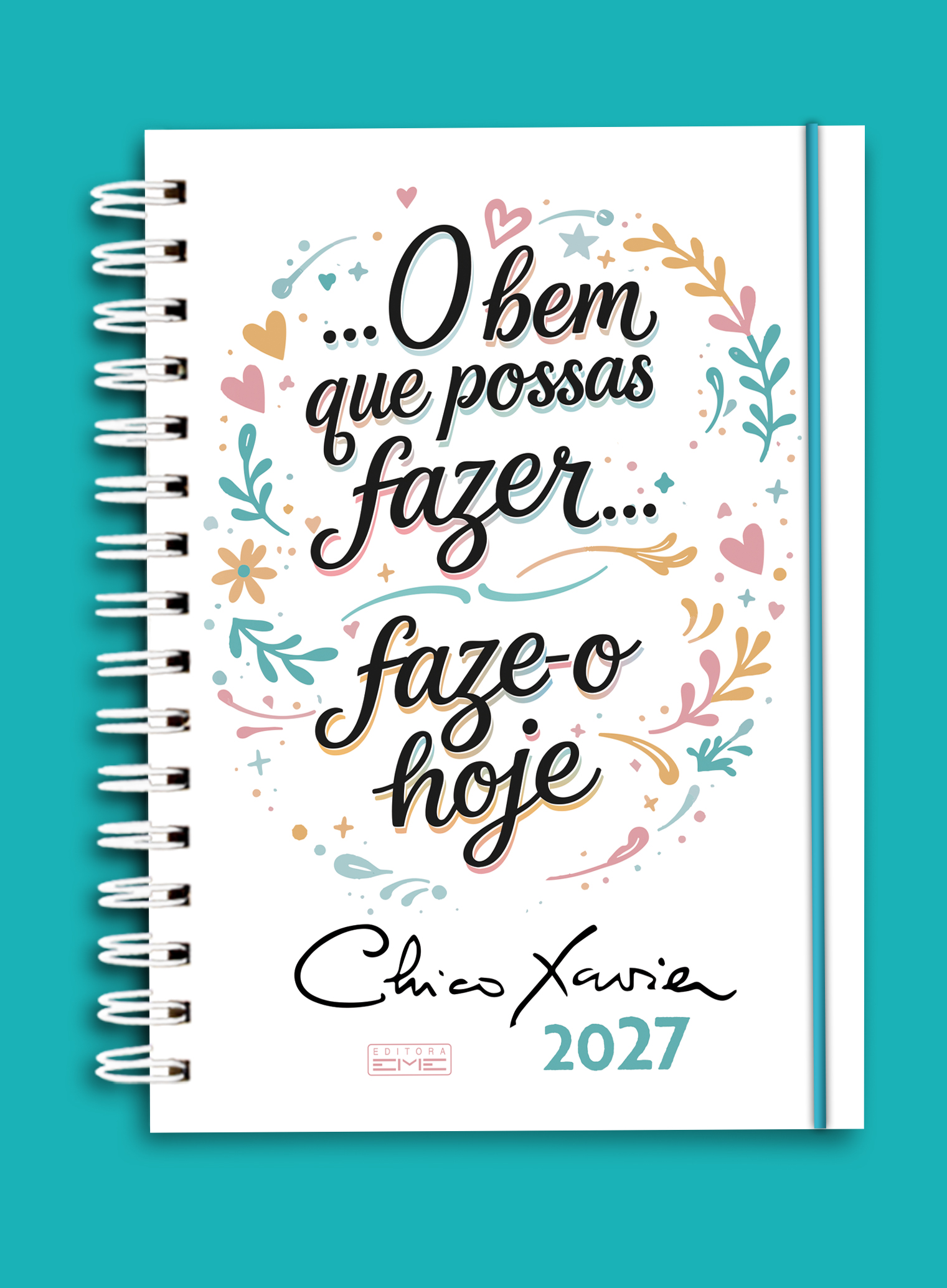 Agenda Chico Xavier 2027 - Wire-o capa dura