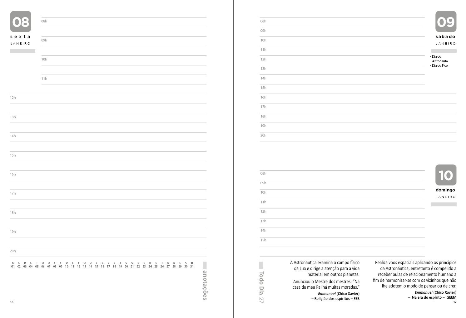 Agenda Todo dia 2027 - Wire-o capa dura - Imagem 9